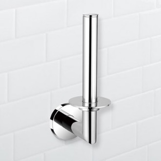 Toilet Paper Holder Round Chrome Vertical Toilet Paper Holder Nameeks NFA005